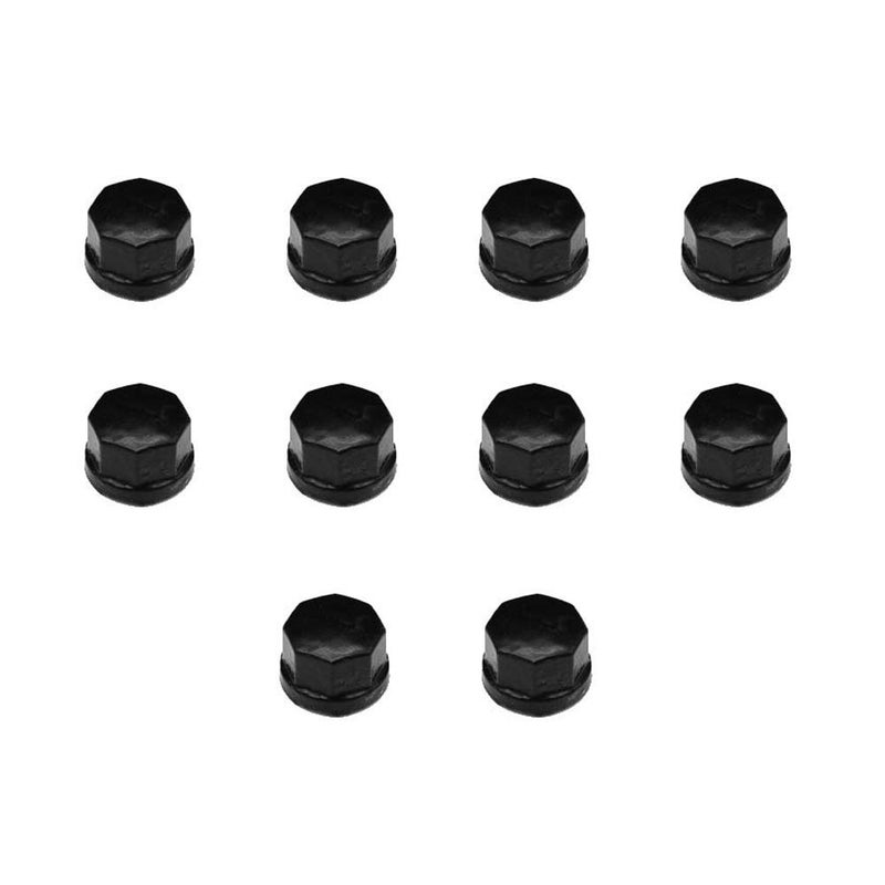 GeilSpace Cap, Malleable Iron Pipe Fittings - Vintage DIY Industrial Shelving, Industrial Decor, Furniture DIY (3/4"", Black) - Image 1